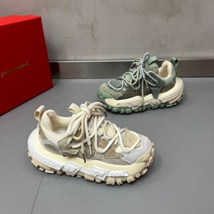 Baskets plateforme épaisses à blocs de couleur, chaussures de sport à lacets pour hommes et femmes, idéales pour l'extérieur - Product Image 3