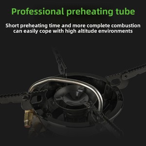 Bếp dầu dã ngoại thép BRs-12A gấp gọn, chống gió, tích hợp lửa mạnh, dùng xăng, dùng cho cắm trại leo núi, sử dụng bằng tay - Product Image 4