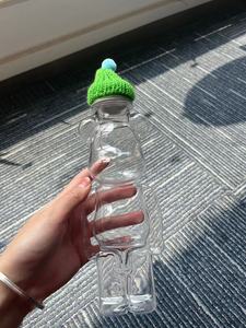 Bouteille de toner PET Gloomy Bear 300ml 400ml 500ml pour thé, bière, jus, soda, avec bouchon à vis et pulvérisateur, impression sérigraphique sur la surface - Product Image 4