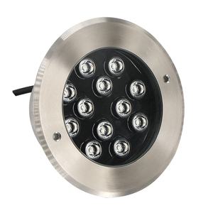 12 Wát DMX RGB/màu duy nhất <span class=keywords><strong>LED</strong></span> IP68 thép không gỉ dưới nước ánh sáng tại chỗ cho hồ bơi - Product Image 3