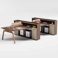 Mobilier de bureau moderne de taille standard et de qualité table de travail pour 2 personnes bureau de travail pour le personnel