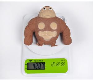 Jouet en peluche extensible singe TPR+Sable Jouet anti-stress singe en peluche - Product Image 6