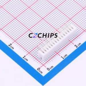 WAFER-ZH1.5-15PWZ Wire-to-Board Pin Header Bent Lead Through Hole,P=1.5mm Connector 1x15P 1.5mm Right Angle Insert ZH - Product Image 2