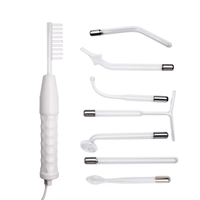Appareil facial haute fréquence économique et portable avec 7 tubes galvaniques en verre