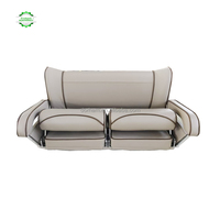 Asiento de Sofá Doble Cómodo para Embarcaciones, para Lanchas Rápidas, Yates y Barcos, de 2 y 3 Plazas