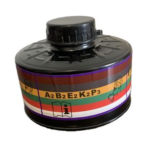 Filtre pour <span class=keywords><strong>masque</strong></span> à gaz industriel A2B2E2K2P3 - Protection complète contre les vapeurs organiques, les gaz acides, l'ammoniac et la poussière - Product Image 6