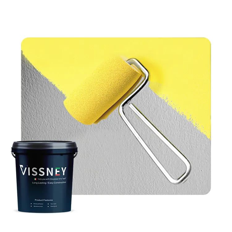 Vissney อิมัลชันอะคริลิคลาเท็กซ์สีผนังอาคารสำหรับห้องนอน/ห้องนั่งเล่น