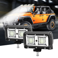 Feux de travail LED 96W 9600LM, projecteurs LED étanches pour camion, VTT, moto, tracteur, remorque, bateau, voiture, lumière blanche