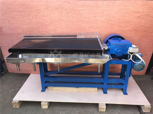 Online-Handel 0,2 t/h Kapazität Mineralprüfgerät Kleiner Goldschütteltisch Auf Lager - Product Image 3