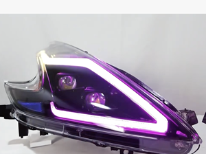 YLD ไฟหน้ารถยนต์แบบ LED, อุปกรณ์ตกแต่งไฟหน้ารถสำหรับ Nissan 370Z Fairlady Z Z34 2009-2021 09-21ไฟสไตล์ใหม่ - Product Image 5