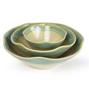 Bol à ramen de style japonais four créatif en céramique jetable PC riz/salade/soupe bol à collation en gros zen pour les fêtes - Product Image 2