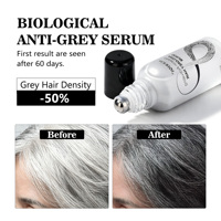 Sérum capillaire naturel végétalien blanc et noir pour le cuir chevelu, traitement non colorant pour assombrir les cheveux, Palmitoyl Tetrapeptide-20, réactivateur de pigment MC1-R