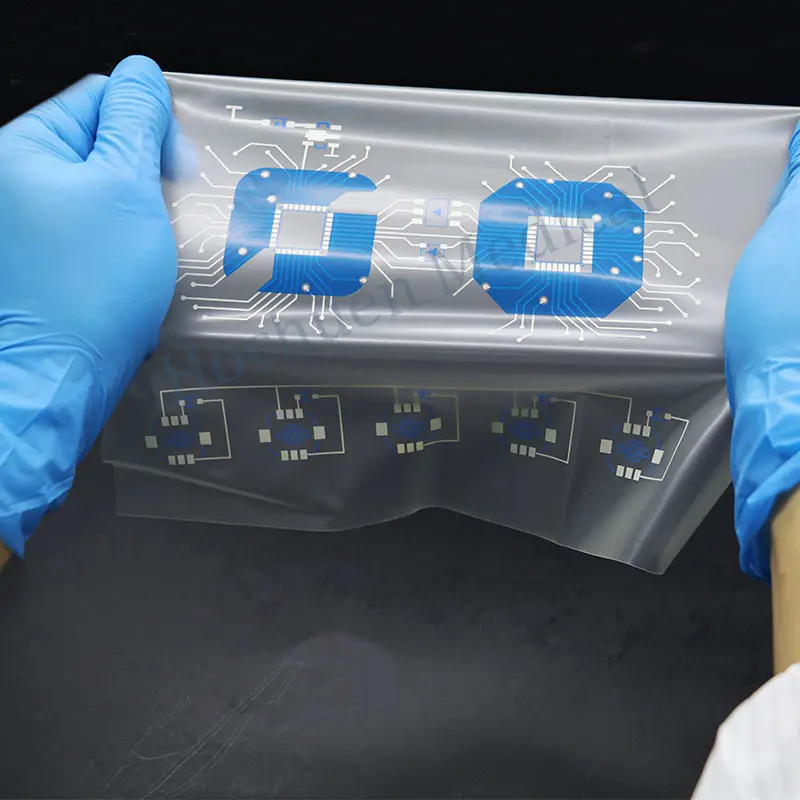 Biosensor Medis Fleksibel Sekali Pakai AG/AGCL Layar Referensi Dicetak Elektroda Karbon