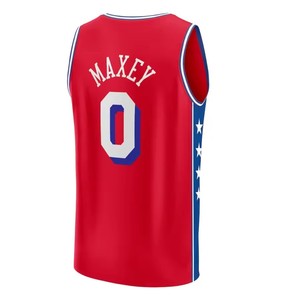 Jersey Bordado de Baloncesto Philadelphia 76 al por Mayor # 23 <span class=keywords><strong>LeBron</strong></span> James # <span class=keywords><strong>7</strong></span> Jaylen Brown # 21 Joel Embiid # 0 Tyrese Maxe Tallas S-XXL - Product Image 6
