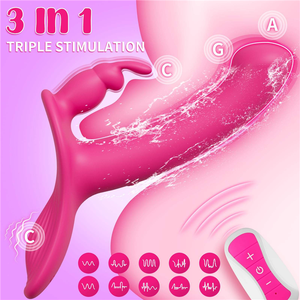 Vibrateur G-spot portable double extrémité doux, harnais sans bretelles, télécommande, jouet sexuel pour femmes, pour couples lesbiens - Product Image 3