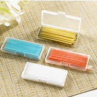 Emballage personnalisé pour la teinture des cils et des sourcils, micro-brosse en plastique, peigne pour la lamination des sourcils, brosse à label privé