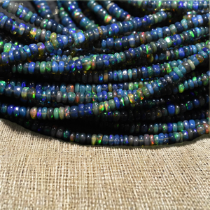 Wholesale Pengda 5mm Green Aventurine Rondelle Wheel Loose <b>Stone</b> <b>Beads</b> for Making Jewelry Strands - Product Image 2
