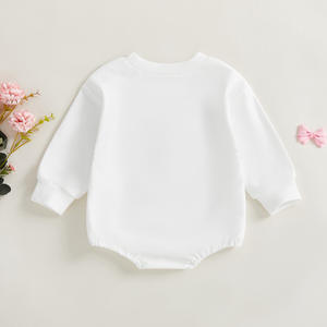 2026 Vêtements <span class=keywords><strong>pour</strong></span> bébés religieux : <span class=keywords><strong>Barboteuse</strong></span> sweat à manches longues <span class=keywords><strong>pour</strong></span> bébés filles, style Coquette, avec motif croix et nœud, <span class=keywords><strong>pour</strong></span> baptême - Product Image 6
