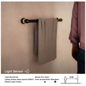 Porte-papier toilette LED mural, distributeur de papier hygiénique pour salle de bain, accessoire sûr pour la maison et la toilette, idéal pour la nuit - Product Image 6