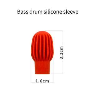 Protège-pointes de baguette de batterie en silicone, housse de protection pour batte de grosse caisse, accessoires de batterie pour l'entraînement, vente en gros OEM - Product Image 3