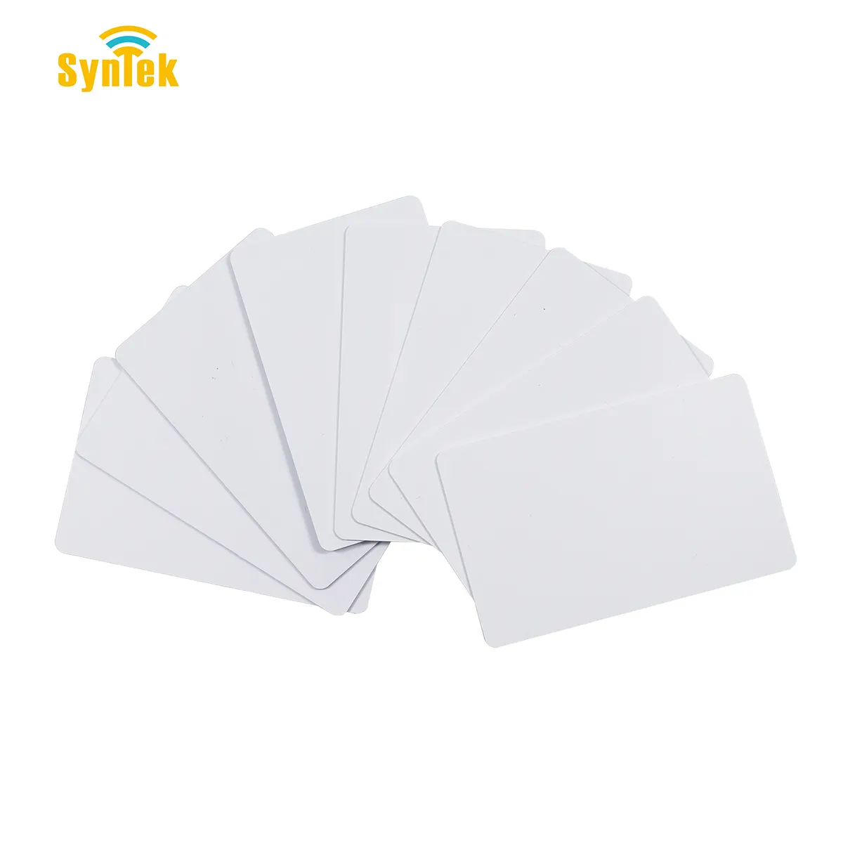 Smart card senza contatto 125khz T5577 carte d'identità rfid in PVC bianco