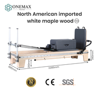 ONEMAX Pilates Reformer en bois d'érable, garantie 10 ans, machine de Pilates réglable en promotion, vente en ligne
