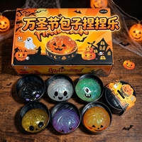 Mainan Squishy Hantu Halloween Kreatif dengan Simulasi Kukus, Slow Rebound, Pereda Stres, Kotak Hadiah