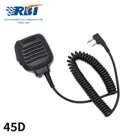Microphone haut-parleur robuste en plastique Yaesu Vertex 45D MH-45B4B FT-60R avec suppression du bruit, étanche IP54/IP55 pour talkie-walkie portable