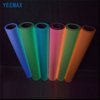 Película de PVC Luminiscente Autoadhesiva, Irrompible, que Brilla en la Oscuridad, de Alta Luminosidad, de 2 a 12 Horas de Duración, para Señalización de Seguridad Vial, Marca YEEMAX