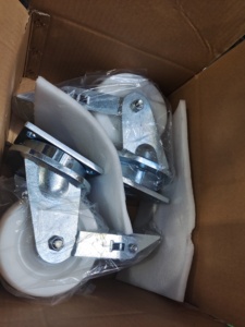 <span class=keywords><strong>6x2</strong></span> MC Nylon Đôi bánh xe Caster nhiệm vụ nặng nề Caster - Product Image 6