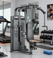 Ensemble d'équipements de musculation professionnels Merich Fitness, machine réglable en acier pour pressoir pectoral et extension dorsale, pour l'entraînement des bras et des jambes