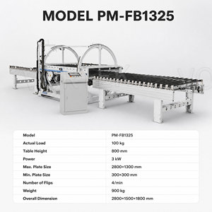 Machine à tournir les portes en bois automatique PM-FB1325 haute efficacité, personnalisable, haute qualité, 1300 mm - Product Image 2