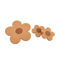 Napperon de Table en forme de fleur, sous-verre en liège pour cadeaux de cuisine, vente en gros