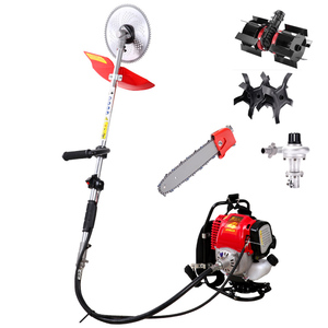 Débroussailleuse à dos 4 temps multifonctionnelle à essence, coupe-bordures, outil de jardinage pour désherbeur et motoculteur - Product Image 1