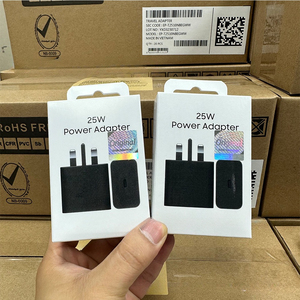 Adaptador de corriente de <span class=keywords><strong>cargador</strong></span> de carga súper rápida de viaje tipo C 25W para <span class=keywords><strong>Samsung</strong></span> Galaxy S24 <span class=keywords><strong>23</strong></span> Note20 <span class=keywords><strong>cargador</strong></span> de teléfono de pared USB C - Product Image 1