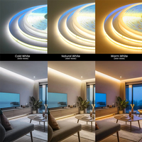 Rubans LED COB Haute Densité Super Brillants et Flexibles 24V pour Plafond Profil 12V 8mm 320 LED