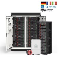 Système de stockage d'énergie au lithium LiFePO4 conteneurisé de grande capacité, conforme aux normes TUV EU, 100-300 kWh, pour usage commercial et industriel.