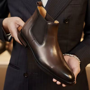 รองเท้าหนังผู้ชายแบบอ็อกซ์ฟอร์ด บร็อกส์ งานแฮนด์เมดสุดหรู ปี 2025 ดีไซน์ใหม่ รองเท้าหนังสั่งทำพิเศษ กันน้ำ ระบายอากาศได้ดี ทนทาน เหมาะสำหรับงานธุรกิจและงานที่เป็นทางการ - Product Image 1