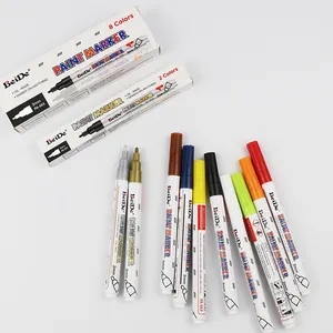 Farb marker auf Öl basis, schnell trocknender Marker, wasserdichter Marker, 2-Farben-Pack