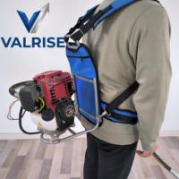Vibrateur à béton thermique industriel portatif, moteur de marque, tige réglable, pour zones isolées