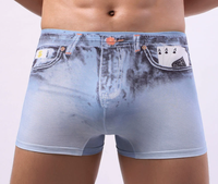 Sous-vêtements pour hommes, caleçons boxer en nylon, impression personnalisée, fabrication en usine