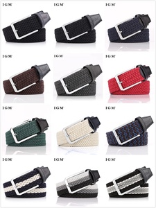OEM ODM Disponible Moda Durable Personalizar Cinturones Elásticos Trenzados para Hombres y Mujeres - Product Image 3