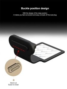 Mất Bằng Chứng Silicone Điện Thoại Bụi Bìa Cắm Sạc Cổng Loại C Mirco USB Sạc Cổng Bảo Vệ Chống Bụi Bìa Cho Điện Thoại - Product Image 4