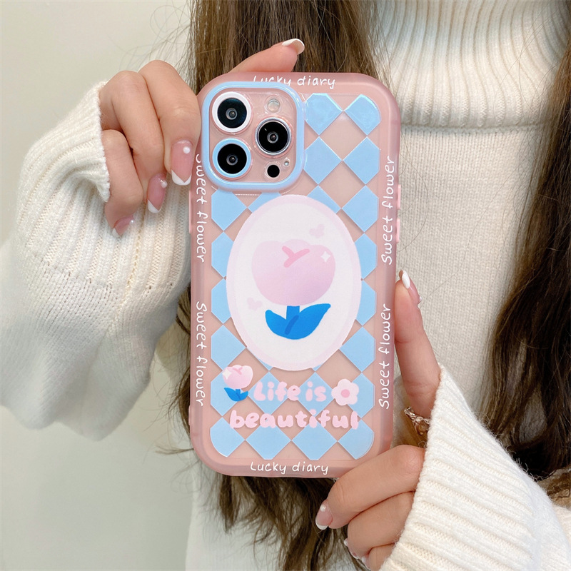 Fycyko Compatibile con iPhone 13 Custodia Protettiva per
