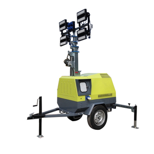 7m 9M xách tay generac tháp chiếu sáng tự nâng ánh sáng trắng phát ra pin Powered năng lượng mặt trời DC cung cấp điện diesel nhiên liệu - Product Image 4