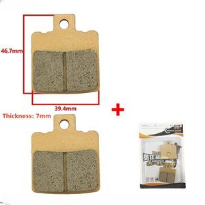 Brake Accessories <b>Motorcycle</b> Electric Bike Reverse AB Pump Brake Pads, Ceramic Wear-resistant Quiet Front <b>Wheel</b> Disc Brake Pads - Product Image 2