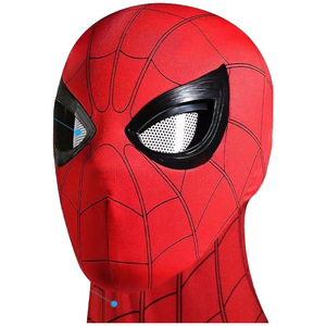 Masque de super-héros à yeux mobiles, masque intégral avec ajustement de la taille des yeux, masque de cosplay pour enfants/adultes, masque <span class=keywords><strong>Spiderman</strong></span> - Product Image 1