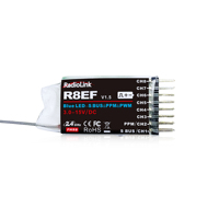 Radiolink R8EF 2.4G 8 canaux récepteur prise en charge SBUS PPM PWM pour 8CH T8FB T8S RC3S RC4G RC4GS RC6G émetteur RC voiture bateau avion