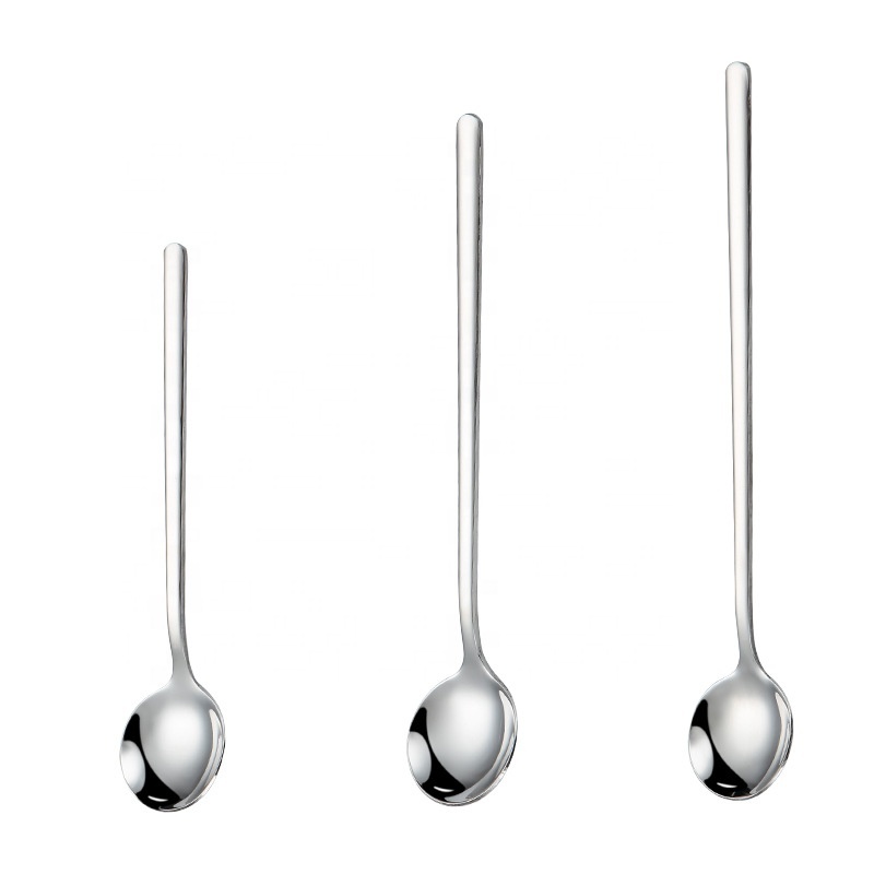 Dishwasher Safe Stainless Steel 18/8 Rose Gold Modern Luxury Coffee Spoon 13cm/15cm/17cm for Party Use · image 5