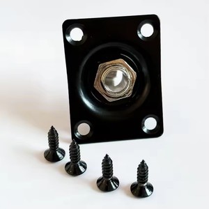<span class=keywords><strong>Conector</strong></span> de entrada/salida de 1/4 <span class=keywords><strong>para</strong></span> <span class=keywords><strong>guitarra</strong></span> eléctrica, estilo rectangular, negro cromado, piezas de <span class=keywords><strong>guitarra</strong></span> - Product Image 3